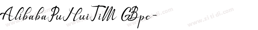 AlibabaPuHuiTiM GBpc字体转换